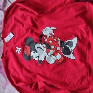 Red crew neck XL Disney Minnie mouse
